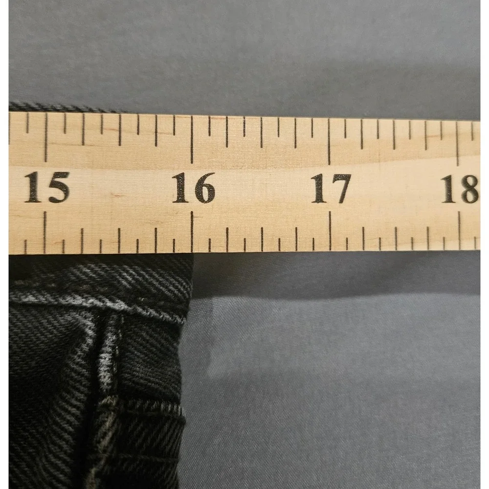 Levi's 501 Original Fit Jeans Mens 33x32 Black Straight Button Fly